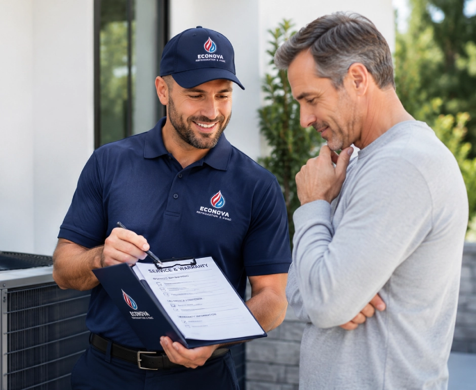 hvac servicess and warranty consultation